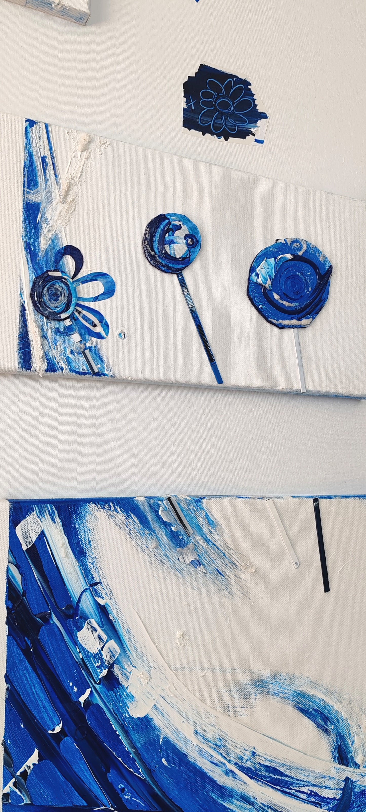 blue WAVY fckn FLOWERS