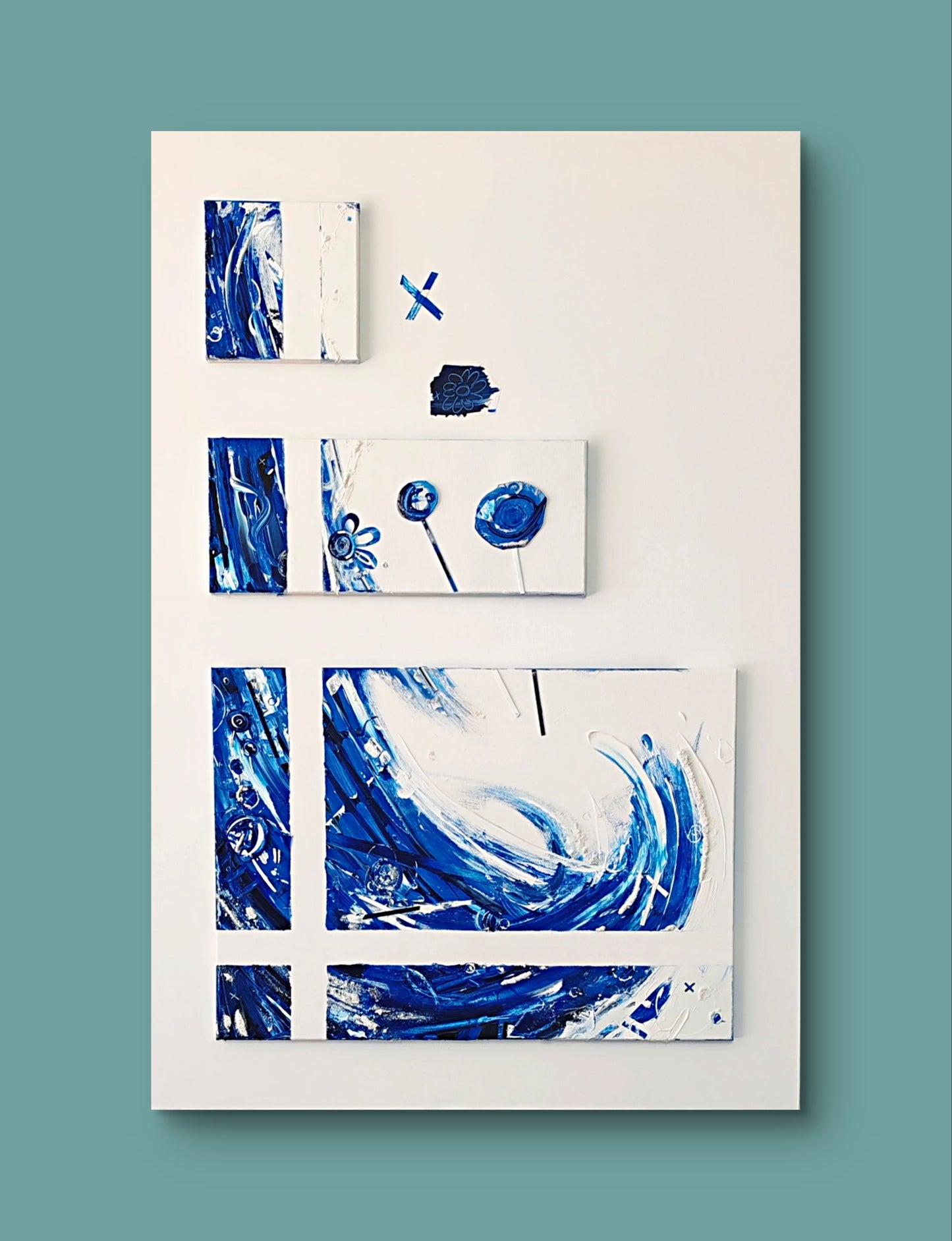 blue WAVY fckn FLOWERS