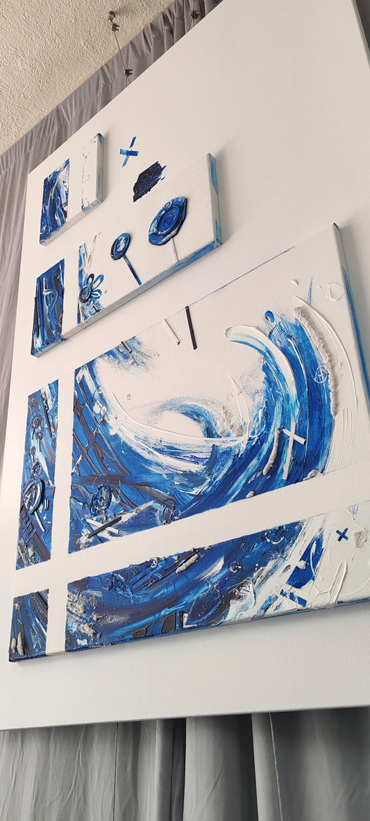 blue WAVY fckn FLOWERS