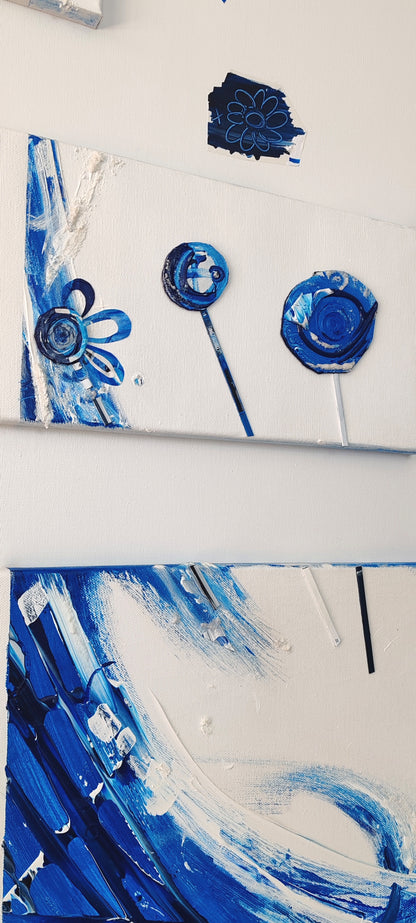 blue WAVY fckn FLOWERS