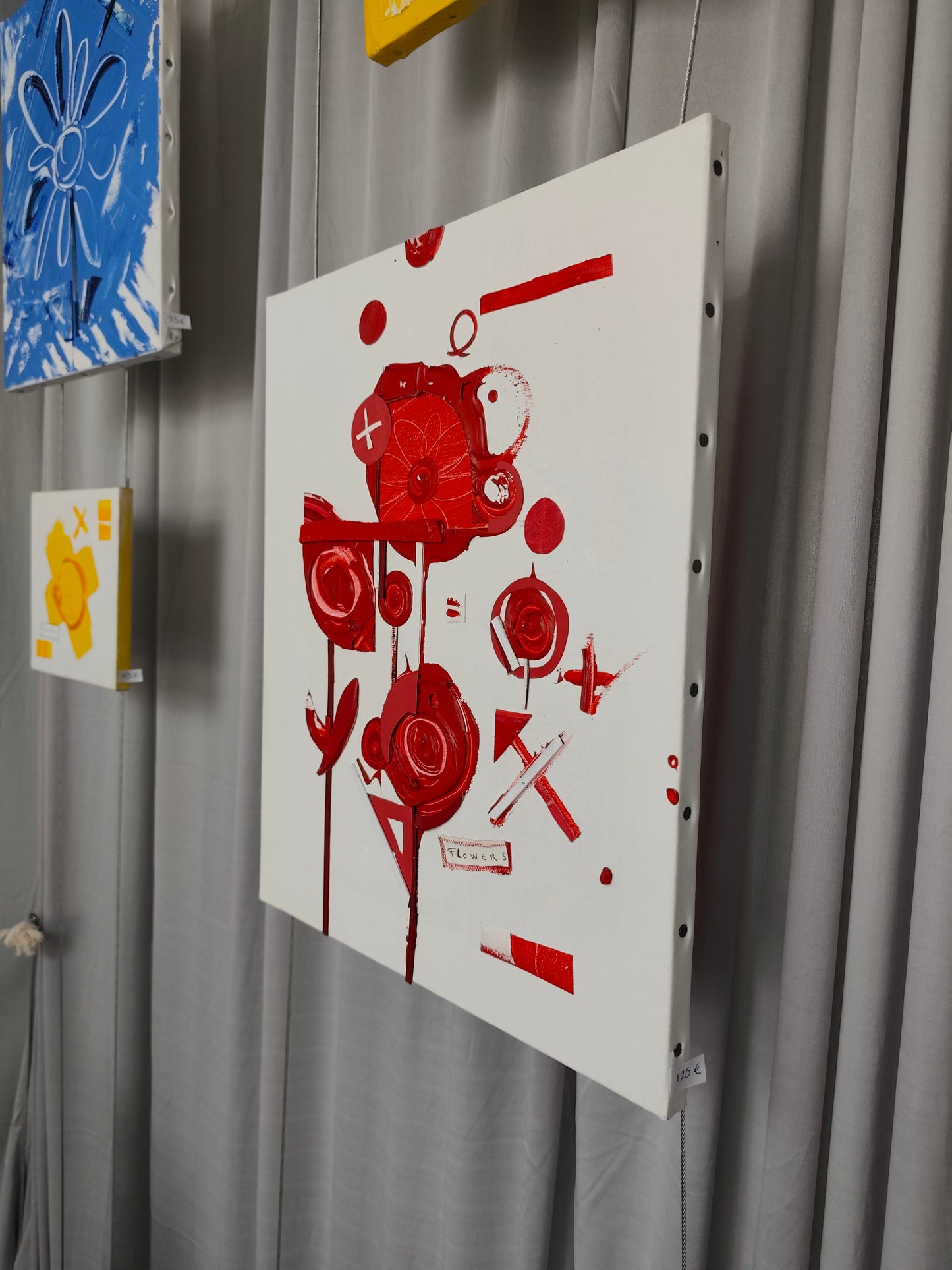 red FANCY fckn FLOWERS