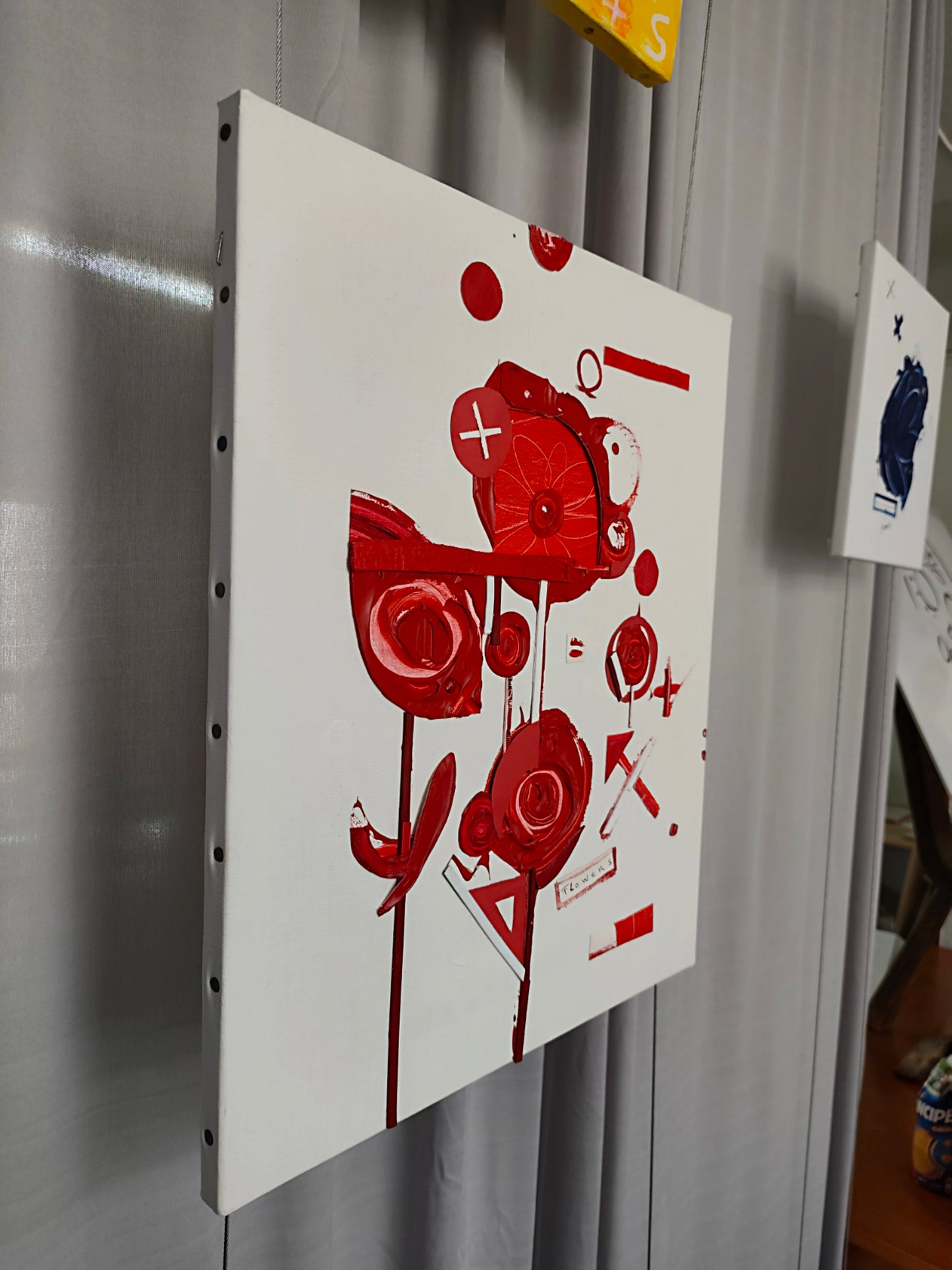 red FANCY fckn FLOWERS