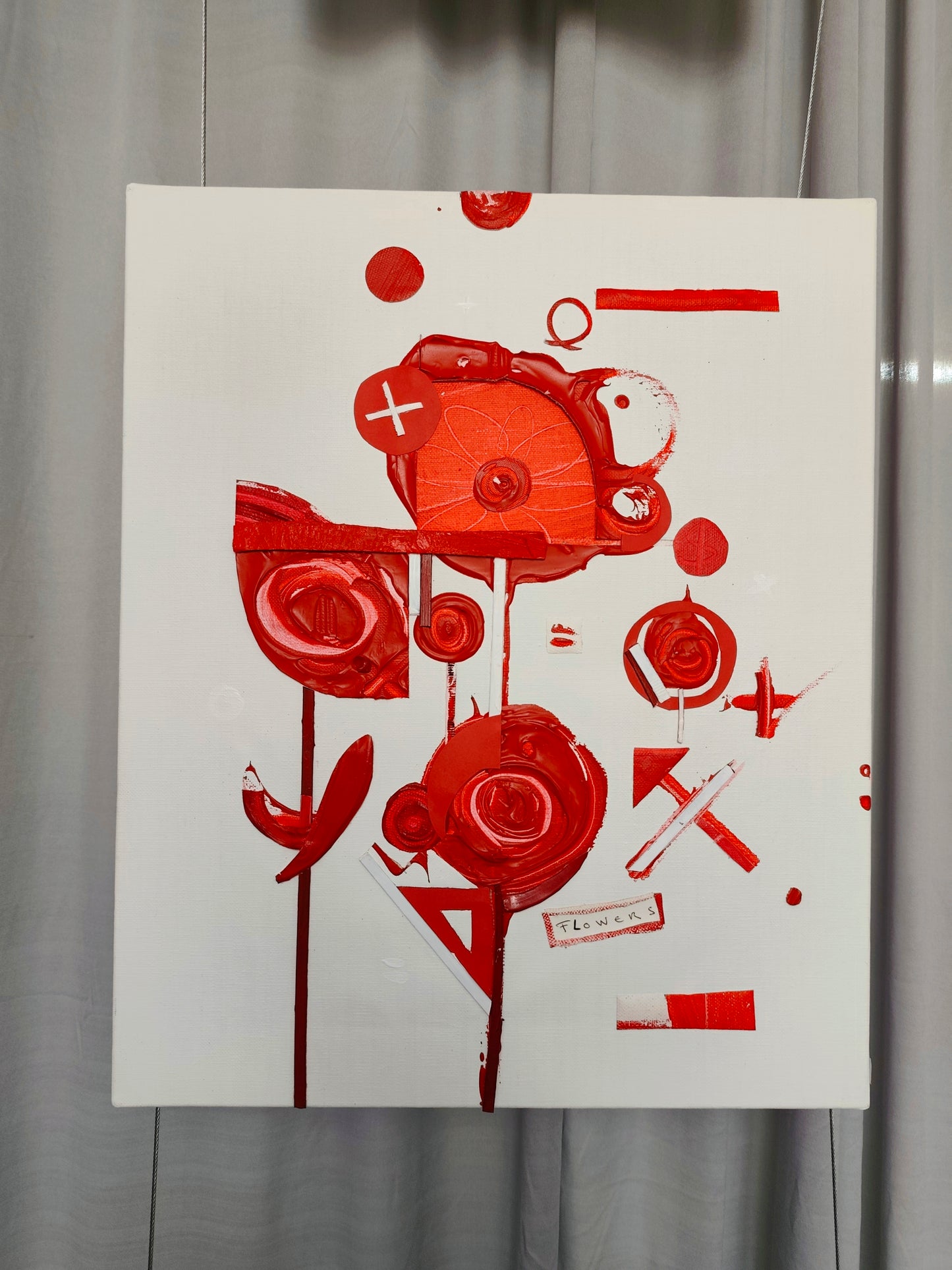 red FANCY fckn FLOWERS