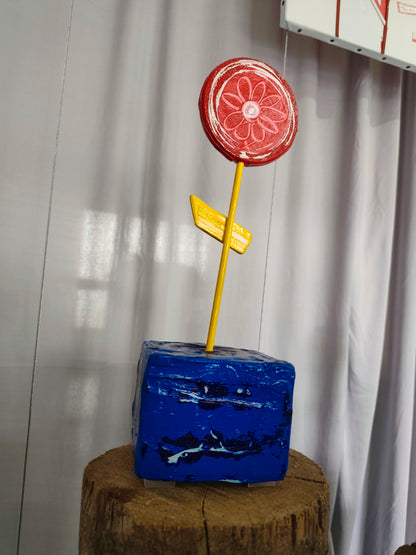 Blu-Yel-Red LITTLE fckn FLOWER