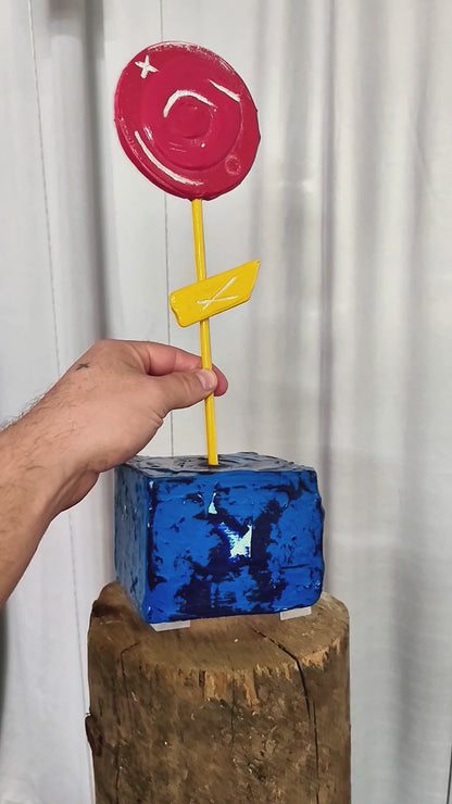 Blu-Yel-Red LITTLE fckn FLOWER